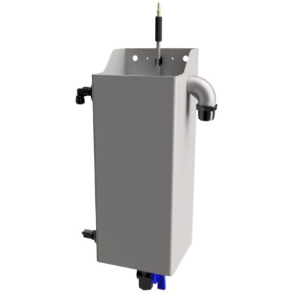 S3-Edelstahl 5 Liter Wandtank mit Niveauueberwachung