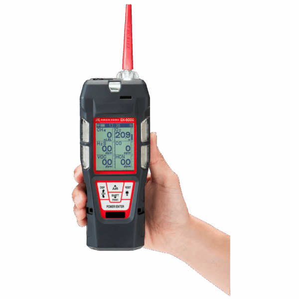 Riken Keiki GX-6000 6 Gasmessgerät mit Pumpe